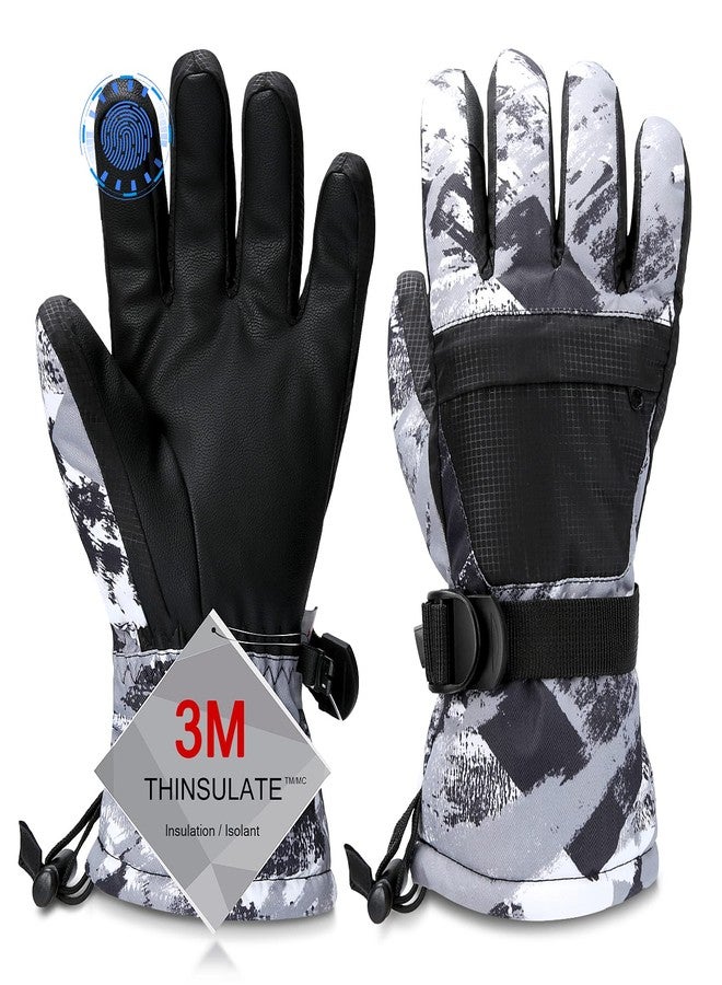 Odtmger Ski Gloves, Warmest Waterproof and Breathable Snow Gloves for Cold Weather, Fits Both Men & Women,for Parent Child Outdoor - Image 1